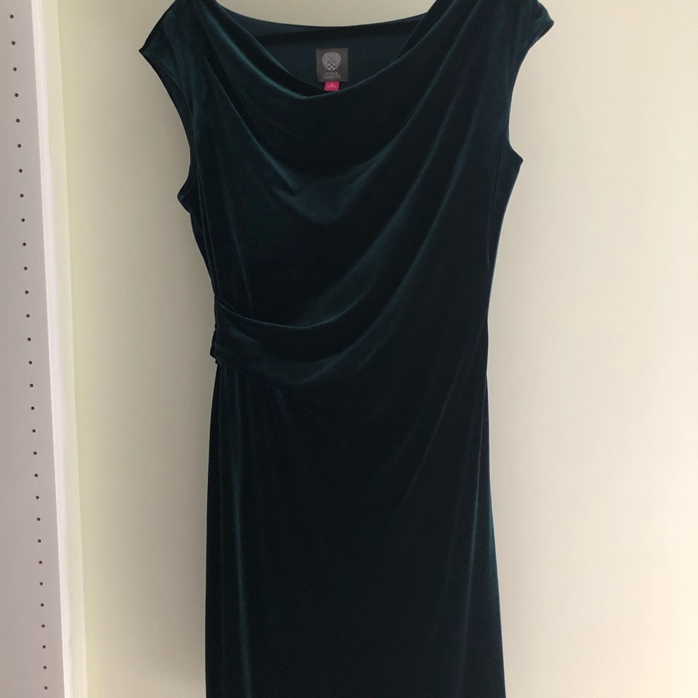 Vince Camuto Dark Green Midi Dress